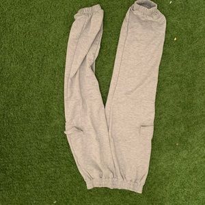 Grey trousers sweatpants